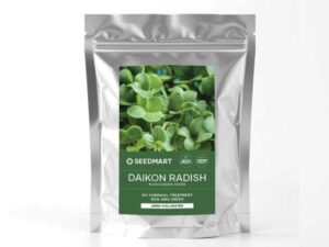 Daikon Radish Microgreen Seeds | Foil Packet | Seedmart Australia