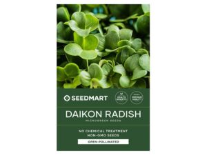 Daikon Radish Microgreens Seed Packet | Seedmart Australia