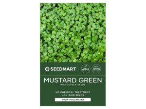 Mustard Green Microgreens Seed Packet