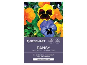 Pansy Swiss Giants Flower Seeds | Seedmart Australia