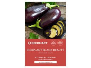 Eggplant Black Beauty Vegetable Seed Packet | Seedmart