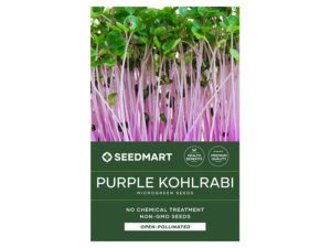 Purple Kohlrabi Microgreen Seeds