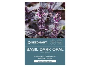 Basil Dark Opal Herb Seed Packet | Seedmart Australia