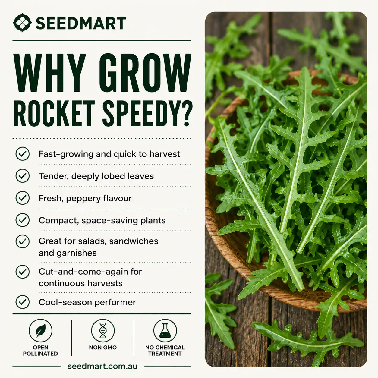 why-grow-rocket-speedy-seedmart-australia