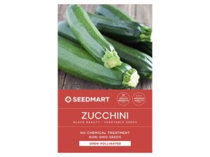 Zucchini Black Beauty Vegetable Seeds | Seedmart