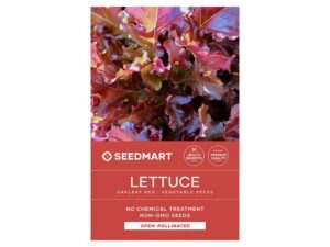 Lettuce Oakleaf Red Vegetable Seeds | Seedmart