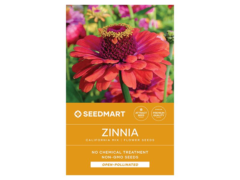 Zinnia California Mix Flower Seeds