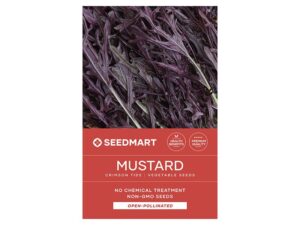 Mustard Crimson Tide Vegetable Seeds | Seedmart