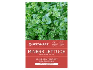 Miners Lettuce Green Vegetable Seeds | Seedmart