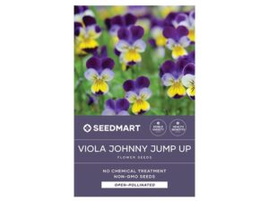 Viola Johnny Jump Up Flower Seed Packet | Seedmart Australia