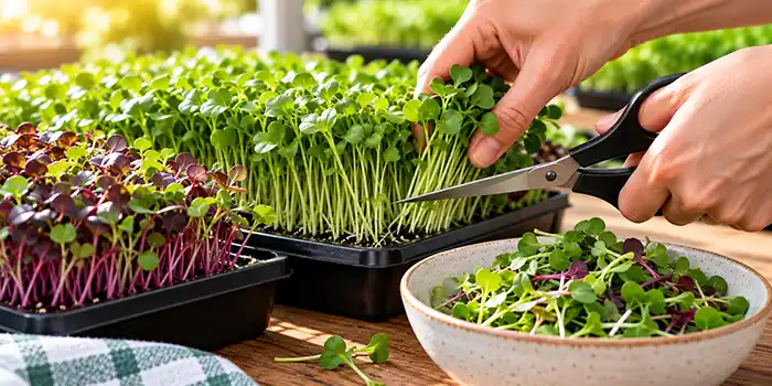 When and How to Harvest Microgreens | Seedmart