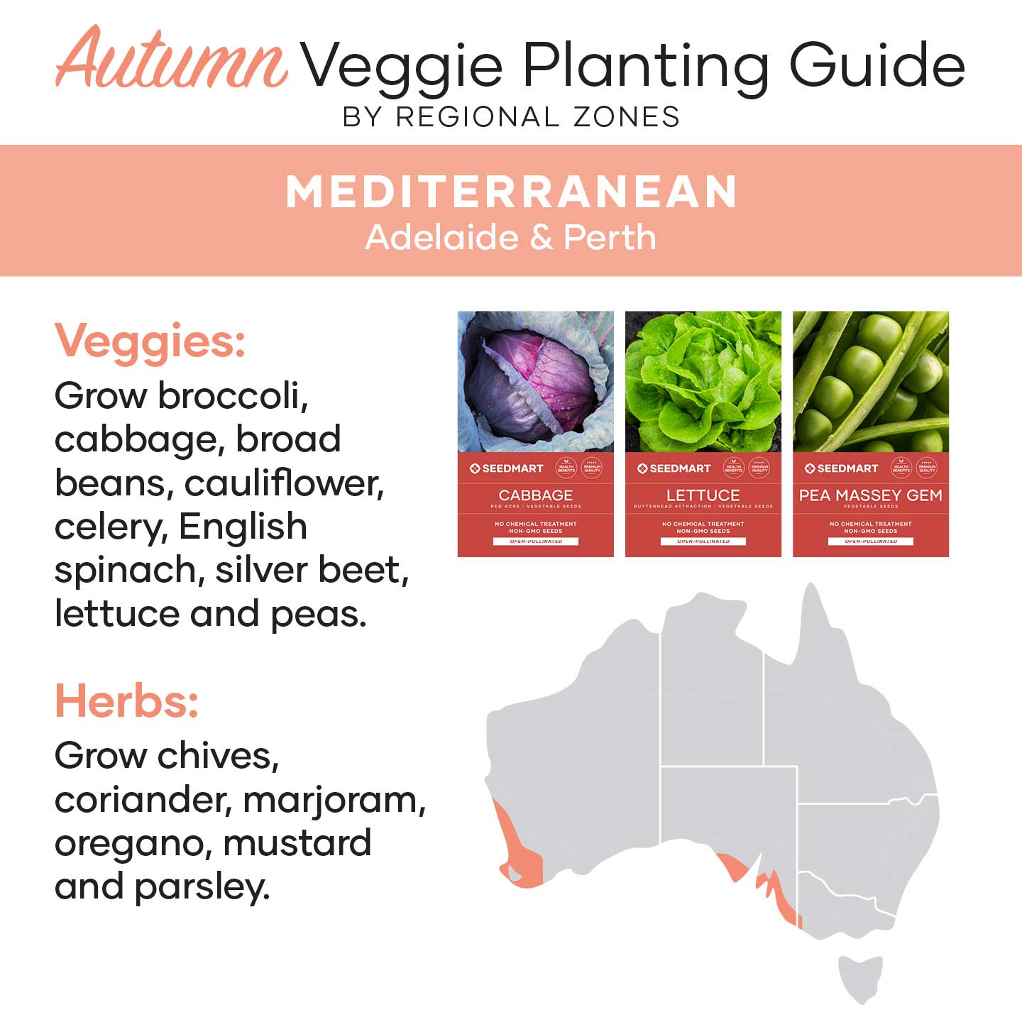 Which Vegetables to Grow in Mediterranean Zone of Australia in Autumn