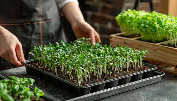 Grow Cress in trays with soil | seedmart Australia