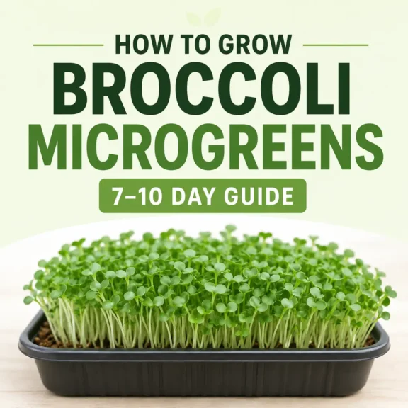 Grow Broccoli Microgreens | Featured Image | Seedmart