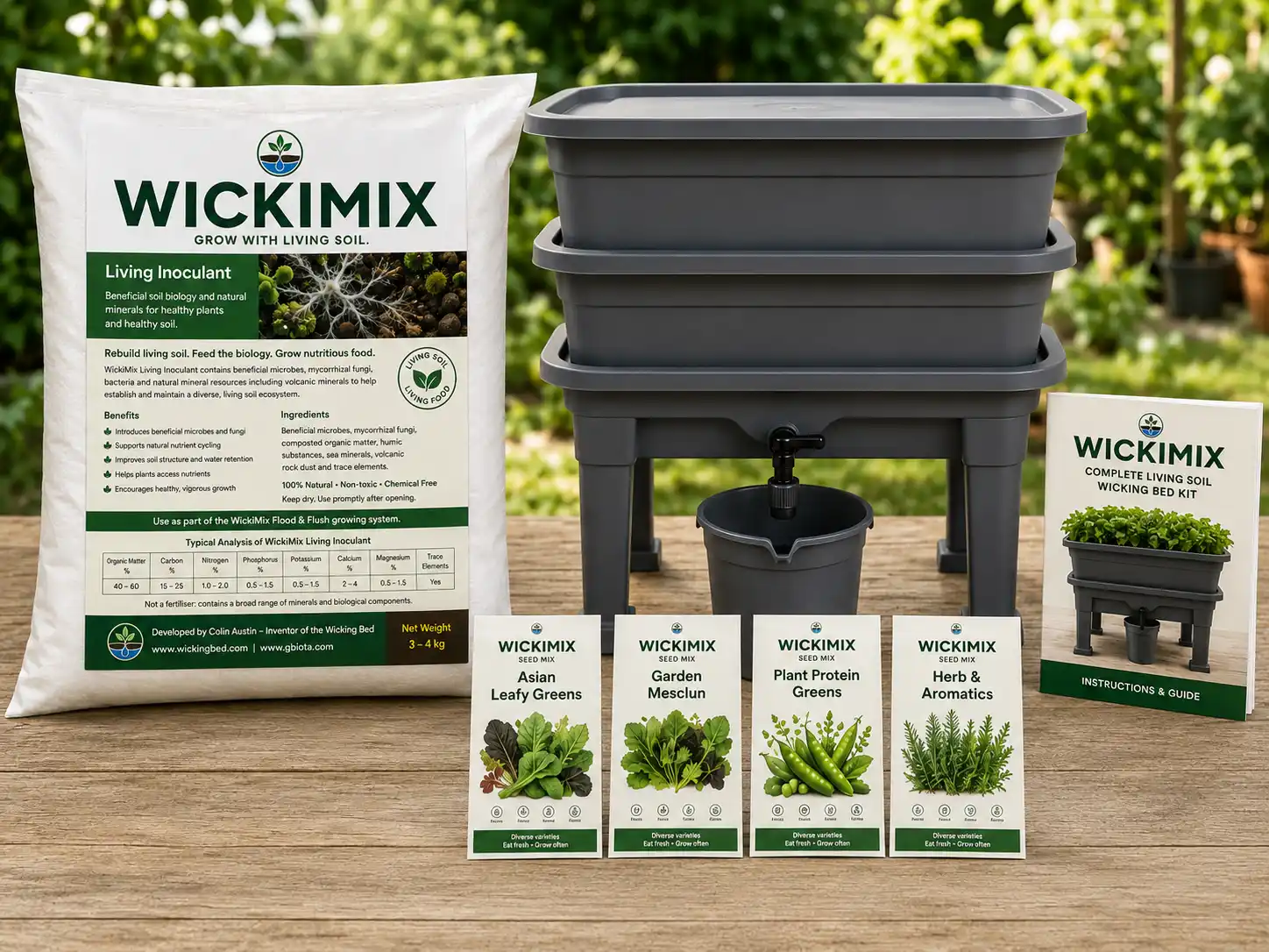 Wickimix Wicking Bed Complete Kit | Full Photo